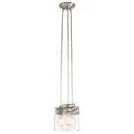 Lampy sufitowe - Kichler Zwis Vintage 3pł BRINLEY KL/BRINLEY3 NI ELSKL/BRINLEY3 NI - miniaturka - grafika 1