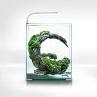 Akwaria i zestawy akwarystyczne - Aquael Shrimp Set 30L Biały Day/Night 29x29x35cm - miniaturka - grafika 1