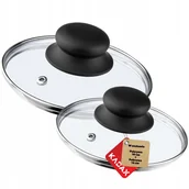 Pokrywki - Pokrywa żaroodporna z uchwytem 14 cm + 16 cm - miniaturka - grafika 1