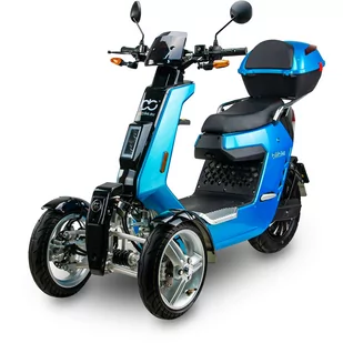 Motocykl elektryczny BILI BIKE S-WAY MAX TRÓJKOŁOWY 3000W -niebieski - Skutery - miniaturka - grafika 1