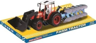 Traktor z pługiem i łyżką - Samochody i pojazdy dla dzieci - miniaturka - grafika 1