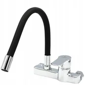 Baterie kuchenne - Bateria Zlewozmywakowa Kuchenna Ścienna Elastyczna Ruchoma Wylewka Flex - miniaturka - grafika 1