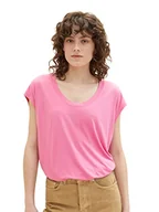 Koszulki i topy damskie - TOM TAILOR T-shirt damski, 31647 - Nouveau Pink, XL - miniaturka - grafika 1