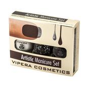 Lakiery do paznokci - Vipera Artistic Manicure Set 03 Black & White 3x5.5ml - miniaturka - grafika 1