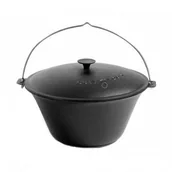 Kociołki - Kociołek węgierski z pokrywą, żeliwny, 7 L - miniaturka - grafika 1