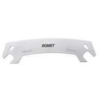 Narzędzia rowerowe - Romet Klucz płaski 14mm 16mm ROMET CW-146 stal hartowana, srebrny - miniaturka - grafika 1