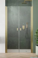 Akcesoria do armatury i ceramiki - Radaway Nes DWD I Brushed Gold drzwi wnękowe 80cm szczotkowane złoto 10027080-99-01 - miniaturka - grafika 1