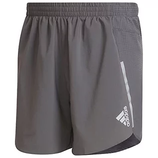 Spodenki damskie - adidas Męskie szorty D4R Short Men, Grey Four, L 22 cm (9") - grafika 1
