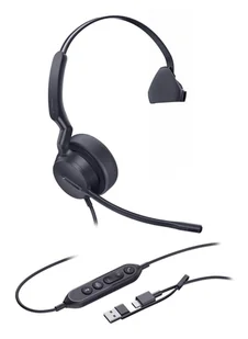Yealink UH42 Mono Teams USB-C/A  Czarny - Słuchawki - miniaturka - grafika 1