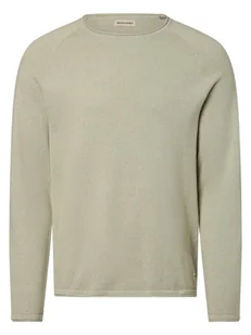 Jack & Jones Sweter męski Mężczyźni Bawełna zielony marmurkowy, M - Swetry męskie - miniaturka - grafika 1