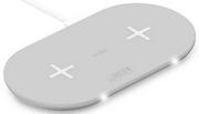 Ładowarki do telefonów - PURO Fast Wireless Dual Dock Qi biały (FCCSQI20W1WHI) - miniaturka - grafika 1