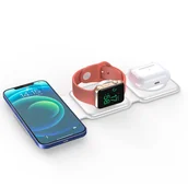 Ładowarki do telefonów - MFC Fold Triple MagSafe Ładowarka do iPhone / Apple Watch / AirPods - miniaturka - grafika 1