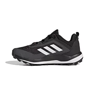 adidas Terrex Agravic Flow K dziecięce buty do biegania w terenie, uniseks, Core Black Crystal White Solar Red, 28.5 EU - Buty dla chłopców - miniaturka - grafika 1