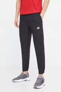 adidas Performance spodnie treningowe TR-ES kolor czarny gładkie - Spodnie męskie - miniaturka - grafika 1