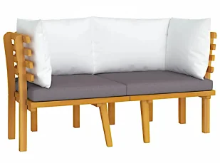 Elior Sofa ogrodowa z drewna akacjowego B0-B01 - Sofy ogrodowe - miniaturka - grafika 1
