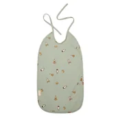 Śliniaki i fartuszki - Nuuroo - Długi Śliniak Wodoodporny Alberte Light Green Space - miniaturka - grafika 1