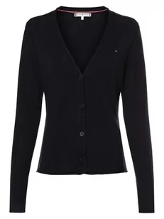 Tommy Hilfiger - Kardigan damski, niebieski - Swetry damskie - miniaturka - grafika 1