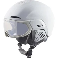 Kaski narciarskie - Alpina Unisex-dorosły kask narciarski Alto V, biały matowy, 55-59 - miniaturka - grafika 1