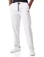 Spodnie męskie - HUGO Eleganckie spodnie męskie, Jasny Beżowy 273, 54 Slim - miniaturka - grafika 1