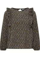 Koszulki i topy damskie - DreiMaster Vintage Damska koszulka 37323508, czarna, żółta, wielokolorowa, S - miniaturka - grafika 1