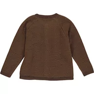 Kurtki i płaszcze dla chłopców - Fred's World by Green Cotton Dziecięca kurtka polarowa unisex, Brązowy mist, 116-122 - miniaturka - grafika 1