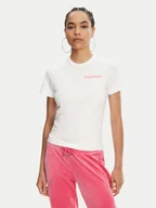 Koszulki i topy damskie - Juicy Couture T-Shirt La Beach JCWCT125319 Biały Regular Fit - miniaturka - grafika 1