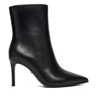 Botki damskie - Botki Gino Rossi EO-GLC6306-6320-5 Czarny - miniaturka - grafika 1