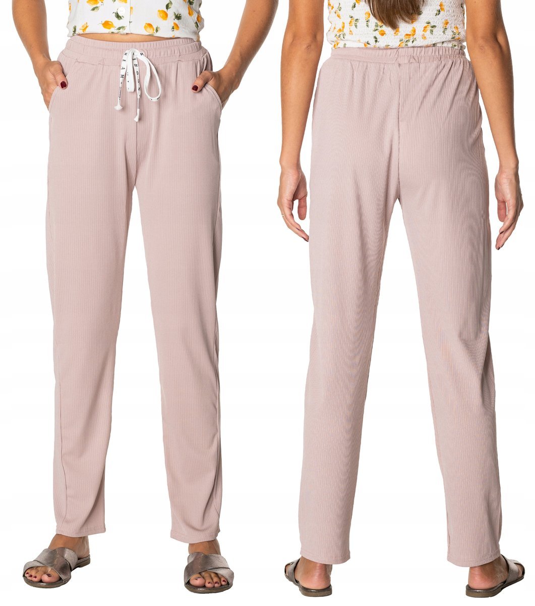 Spodnie Damskie Bawełniane Lato 9904-1 r 3XL/4XL