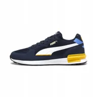 Sneakersy męskie - Buty męskie sneakersy sportowe Puma Gravition niebieskie tkanina - miniaturka - grafika 1
