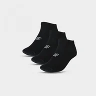Skarpetki damskie - Damskie skarpetki niskie (3-pack) 4F 4FWMM00USOCF276 - czarne - miniaturka - grafika 1
