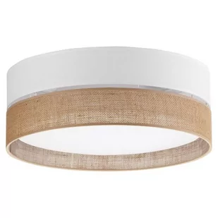 TK Lighting Plafon/lampa sufitowa nowoczesna LINOBIANCO SMALL 3pł. juta Wysyłka za 0 zł 6577 - Lampy sufitowe - miniaturka - grafika 1