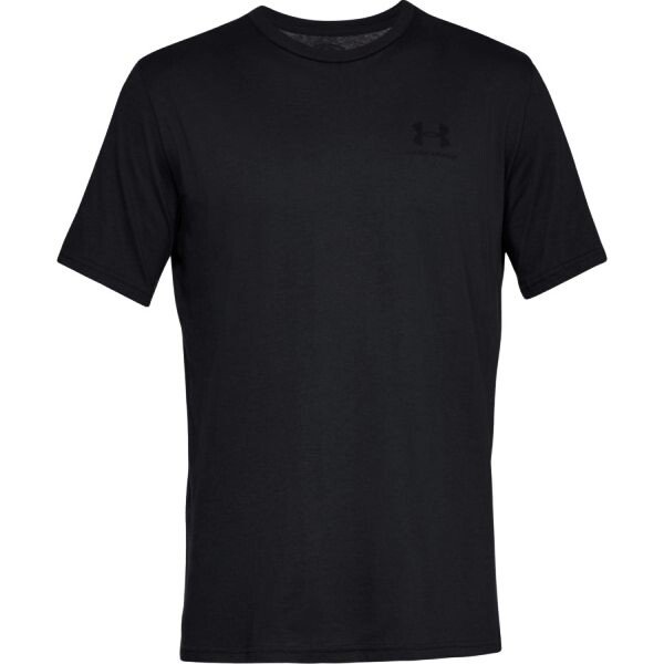 Koszulka męska Under Armour Sportstyle Left Chest SS Black 3XL
