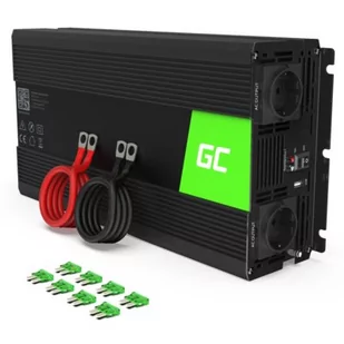 Green Cell Green Cell Przetwornica napięcia 12V na 230V 1500W/3000W - Przetwornice samochodowe - miniaturka - grafika 1