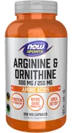 Aminokwasy - Arginine 500 mg + Ornithine 250 mg (250 kaps.) - miniaturka - grafika 1