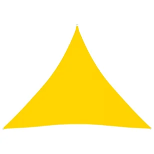 vidaXL Trójkątny żagiel ogrodowy, tkanina Oxford, 6x6x6 m, żółty 135625 - Parasole ogrodowe - miniaturka - grafika 7