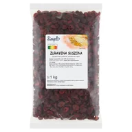 Owoce świeże i suszone - Simpl Żurawina suszona 1 kg - miniaturka - grafika 1