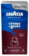 Kawa w kapsułkach i saszetkach - ﻿Lavazza Nespresso aluminiowe Kapsułki RICCO 10szt - miniaturka - grafika 1