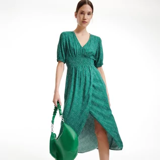 Sukienki - Reserved Wzorzysta sukienka - Zielony - grafika 1
