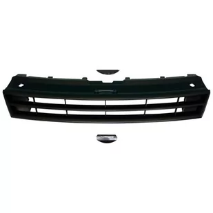 Grill bez logo marki, kompatybilny z Volkswagen Polo 6R 2009-2014 – czarny - Atrapy i grille samochodowe - miniaturka - grafika 1