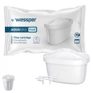 Wkłady filtrujące - Wessper Wessper AquaMax Plus  filtr wody do dzbanka Brita Maxtra+ Dafi +Adapter 1szt - miniaturka - grafika 1