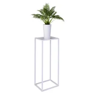 Kwietniki - Biały stojak na kwiaty z metalowym stelażem T0-A14 - miniaturka - grafika 1