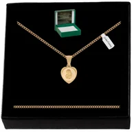 Biżuteria dla dzieci - ZŁOTY ŁAŃCUSZEK+MEDALIK 585/925 PREZENT NA KOMUNIĘ CHRZEST + GRAWER GRATIS - miniaturka - grafika 1