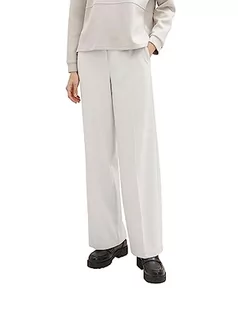 Spodnie damskie - TOM TAILOR Lea Straight Fit spodnie damskie, 16339-Clouds Grey, 44W / 32L - grafika 1