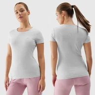 Koszulki i topy damskie - T-SHIRT 4F KOSZULKA DAMSKA SPORTOWA BAWEŁNIANA SS24 - miniaturka - grafika 1
