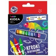 Artykuły biurowe - Derform Kredki grafionowe 12 kolorów - miniaturka - grafika 1