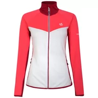 Bluzy sportowe damskie - Bluza damska Dare 2b Ascending Core Str Rozmiar: XXL / Kolor: biały/różówy - miniaturka - grafika 1