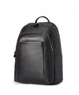 Torebki damskie - Skórzany Plecak PUCCINI Czarny Skóra Naturalna Na Zamek LGD6323 1 - miniaturka - grafika 1