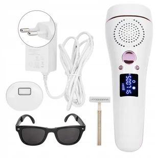Depilator Ipl Do Włosów Ciała LCD Zestaw Chłodzenie Urządzenie Bezbolesne - Depilatory i golarki damskie - miniaturka - grafika 1