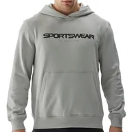 Bluzy męskie - Bluza 4F WAW24TSWSM125925S - szara - miniaturka - grafika 1