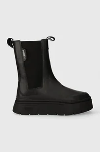 Puma sztyblety skórzane Mayze Stack damskie kolor czarny na platformie - Botki damskie - miniaturka - grafika 1